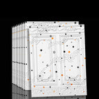 Contemporary waterproof 3D wall panel veneer for peeling and sticking for interior walls
