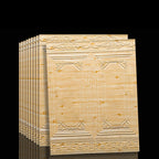 Contemporary waterproof 3D wall panel veneer for peeling and sticking for interior walls