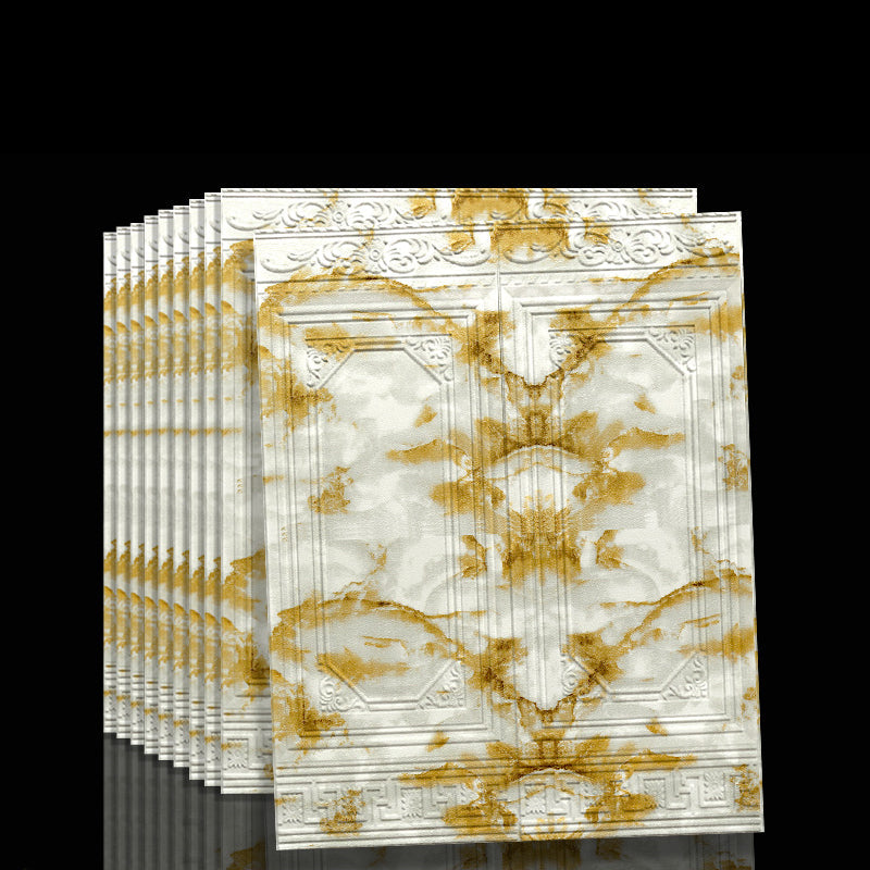 Contemporary waterproof 3D wall panel veneer for peeling and sticking for interior walls
