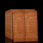 Contemporary waterproof 3D wall panel veneer for peeling and sticking for interior walls