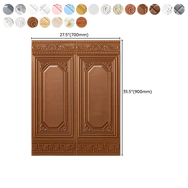 Contemporary waterproof 3D wall panel veneer for peeling and sticking for interior walls