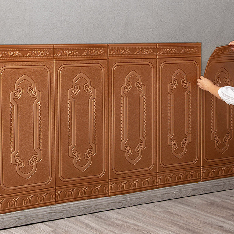 Glam Scratch Resistance Wainscoting 3D Peel and Stick Interior Wall Panel