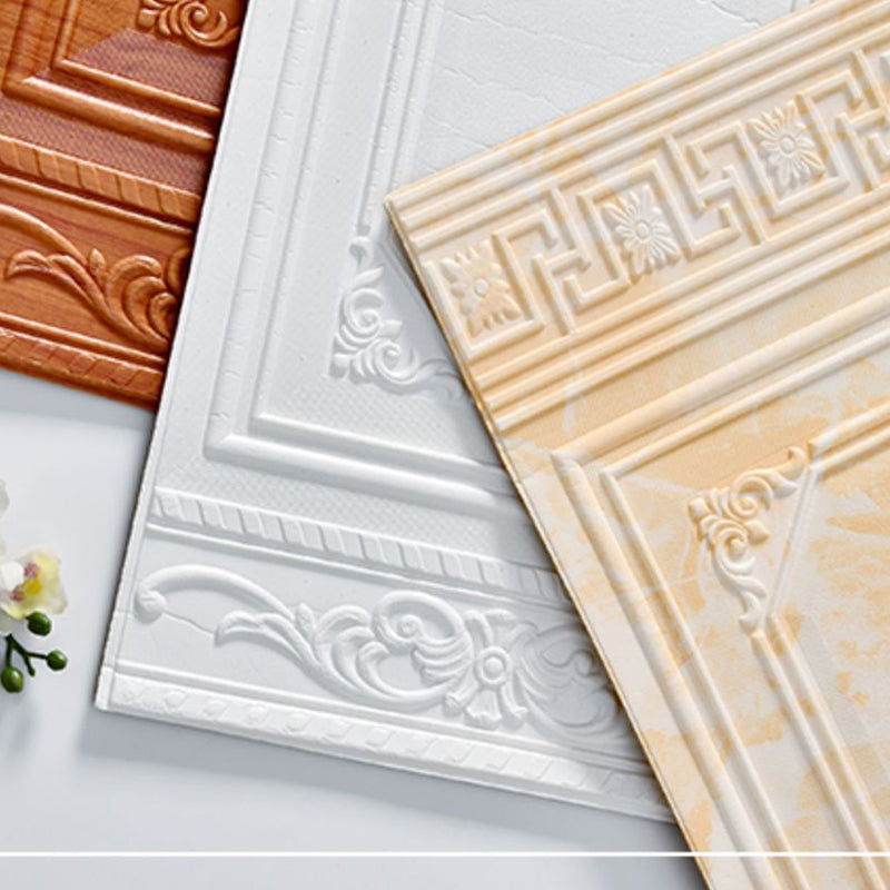 Glam Scratch Resistance Wainscoting 3D Peel and Stick Interior Wall Panel