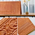 Glam Scratch Resistance Wainscoting 3D Peel and Stick Interior Wall Panel
