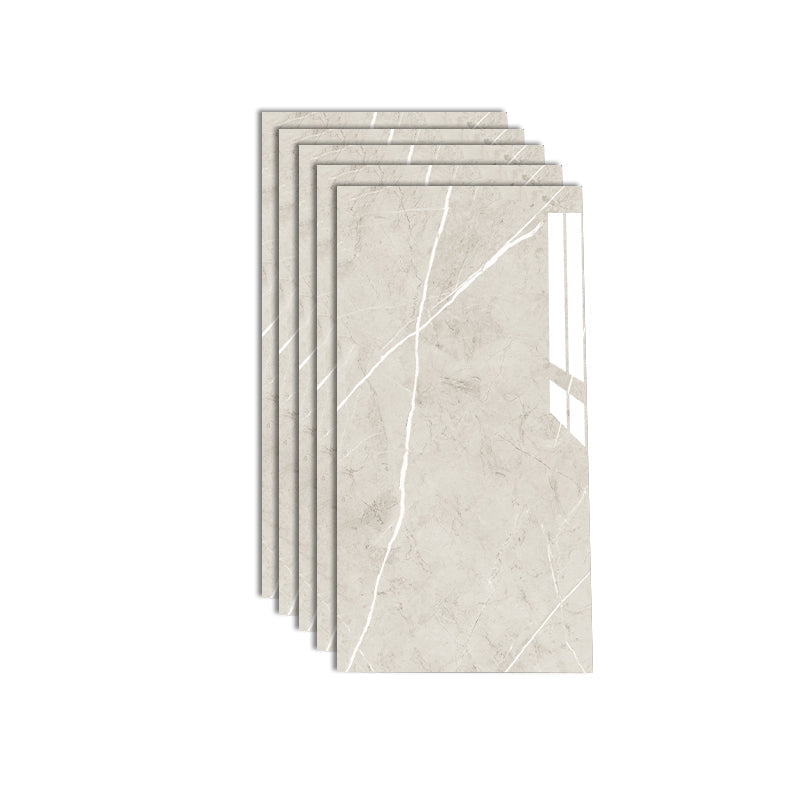 Polished waterproof marbled sheet back panel peel and stick interior insert