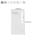 Polished waterproof marbled sheet back panel peel and stick interior insert