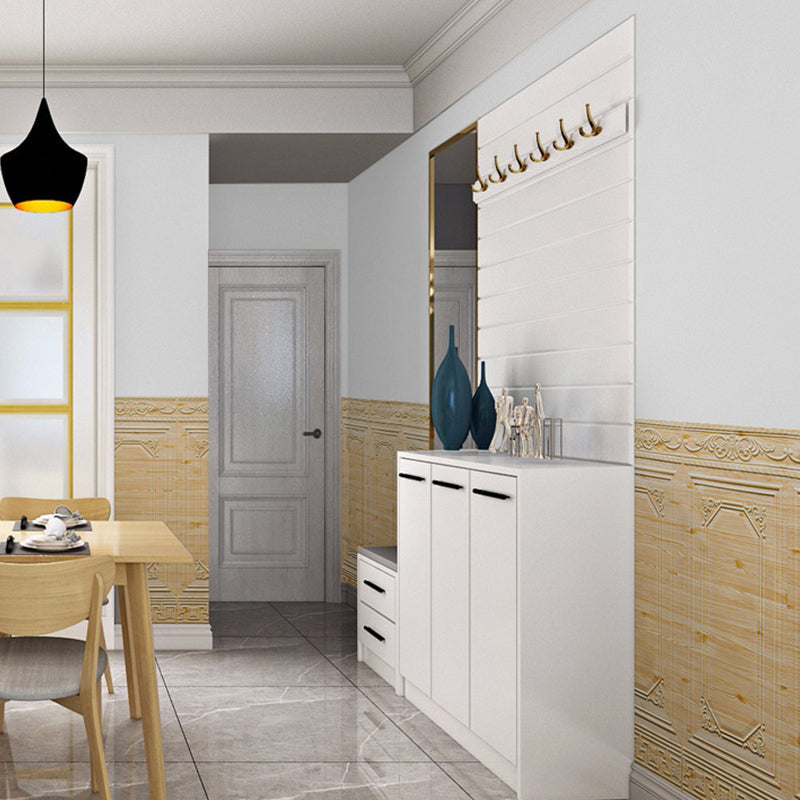 Contemporary waterproof wall cladding peel and stick interior stretch panels