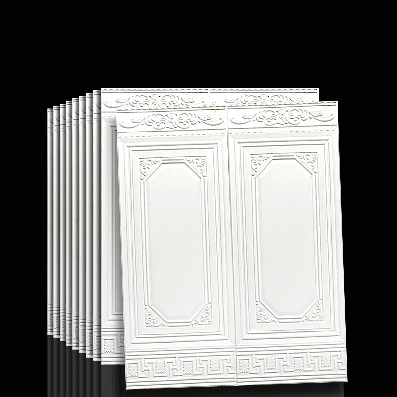 Contemporary waterproof wall cladding peel and stick interior stretch panels