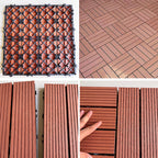 Connectable terrace tiles composite terrace tiles for outdoor use