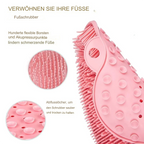 Foot and back scrubber massage cushion