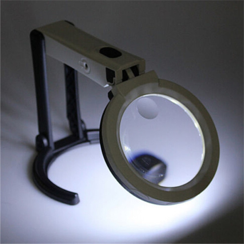 Magnifier Lamp with 12 LED Lights