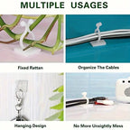 Climbing Wall Mounting Clips – Practical Plant Holders for Wall Decoration