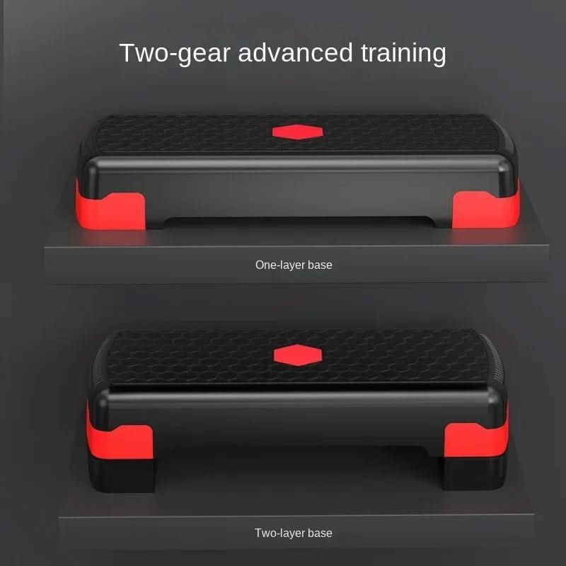 Adjustable fitness stepper for versatile home workouts