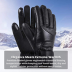 Heated Gloves for Women UK – Ladies Thermal Waterproof Winter Gloves with Touch Screen & USB Rechargeable Warm Design