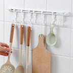Sliding hooks that can be pushed without drilling