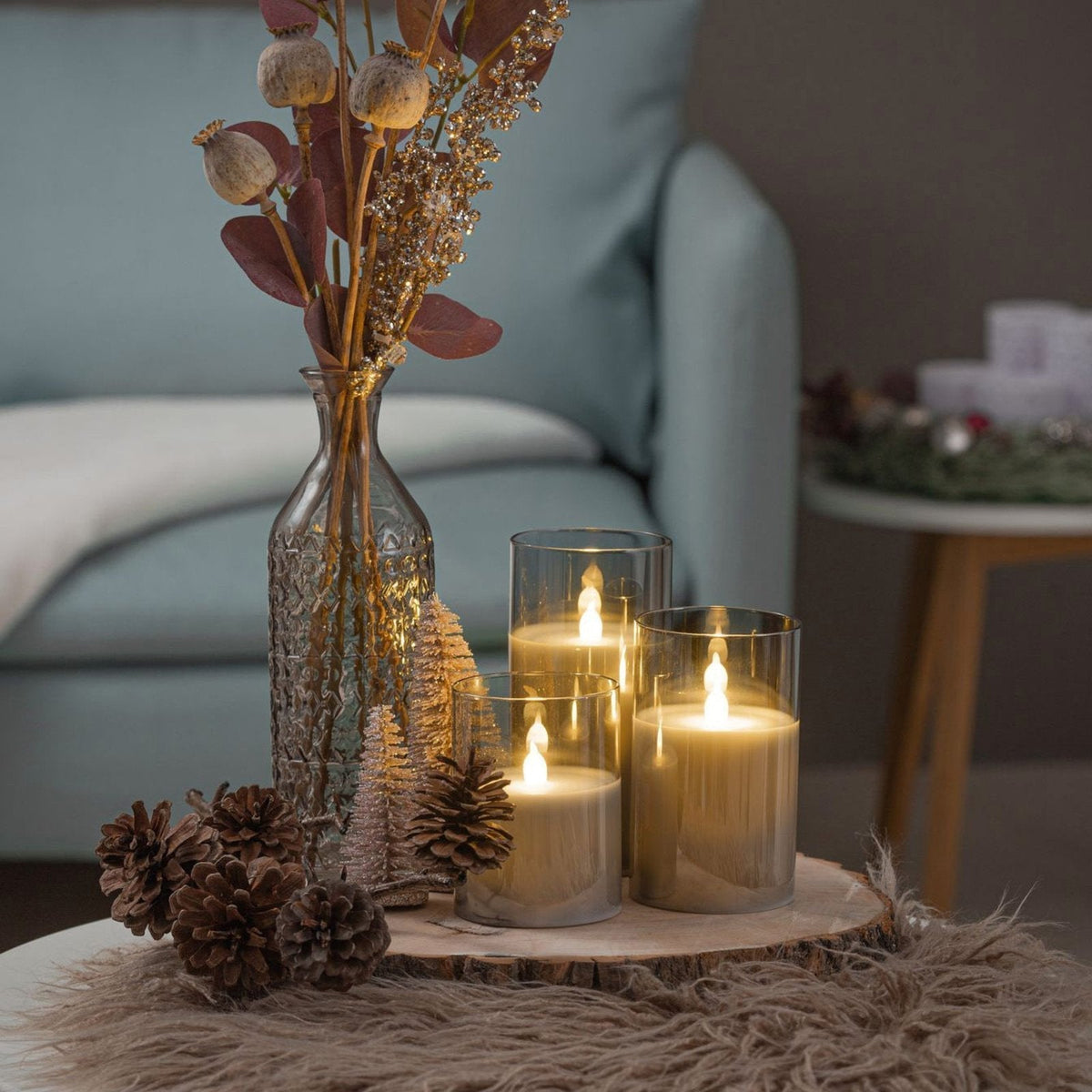 LuxeLumen LED Candle Set | Elegant LED candles with remote control for atmospheric ambiance