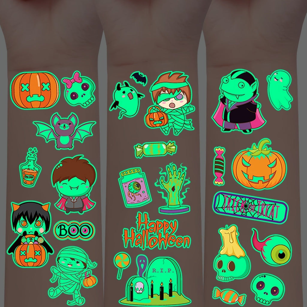 Temporary Glow in the Dark Kids Tattoos