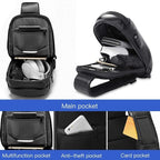 Anti-Theft Crossbody Bag | Landy Carry Without Worry | Waterproof Oxford | USB Charging Port | Unisex Travel Pack