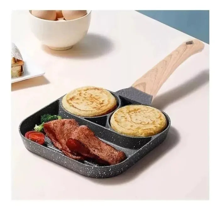 TriServePro – prepare complete meals simultaneously without flavor mixing