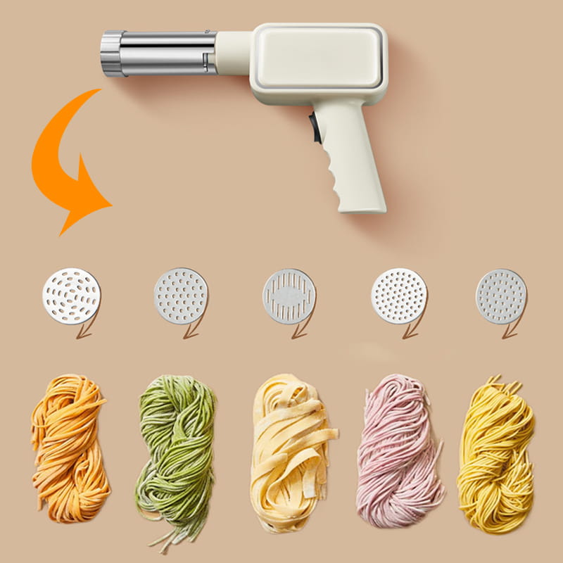 Multi-functional handheld electric pasta maker