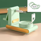 Simple vegetable and fruit peeler with hand crank – For effortless peeling