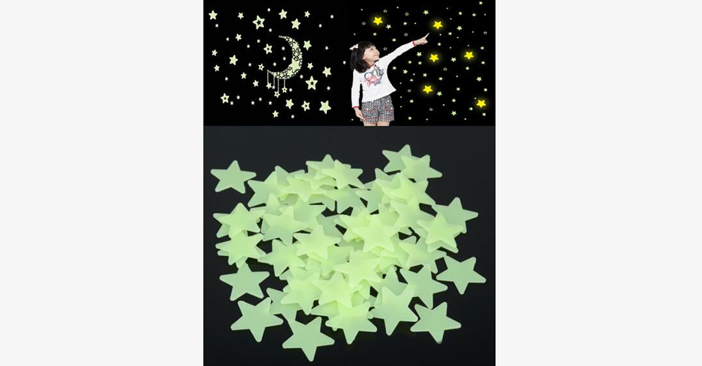 Bright Fluorescent Wall Stickers