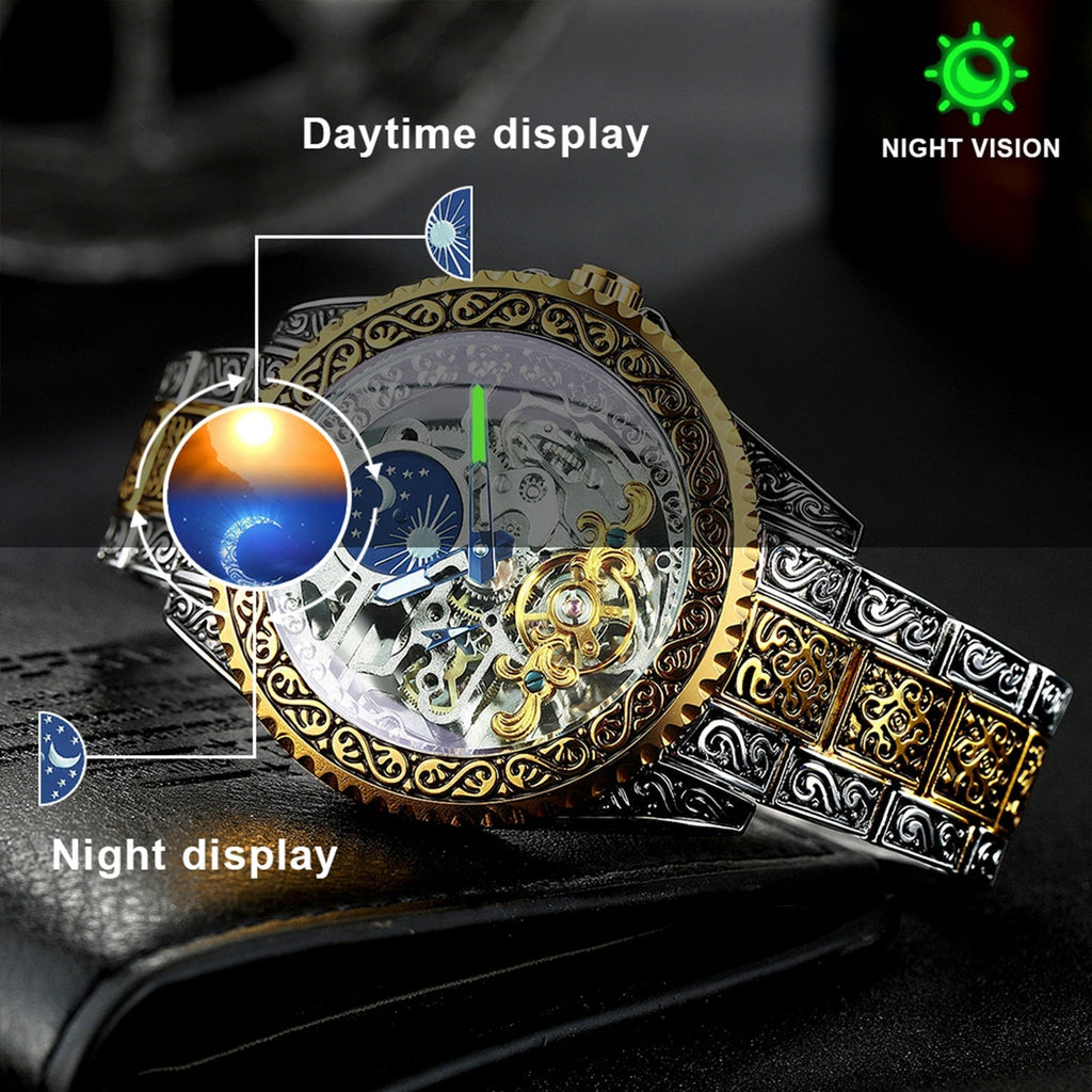 Vintage Moon Automatic Tourbillon Watch