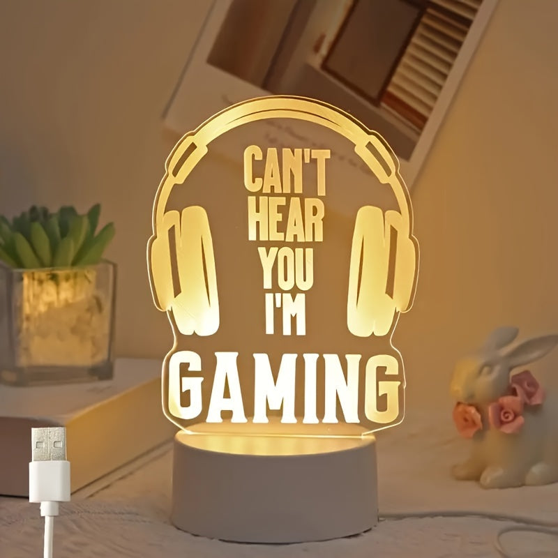 GameLamp - Compact LED Table Lighting with USB