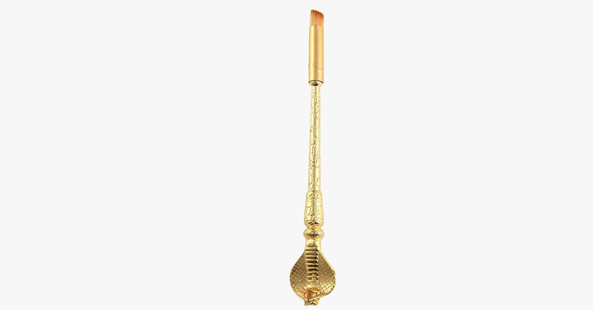 Gold-coated Magic Brush Set with 5 gold-coated eyeshadow brushes - Works wonders on your eyes!