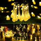 Solar Powered String Lights (15.a7FT 20LEDS)