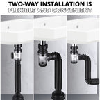 Telescopic drain pipe against odor