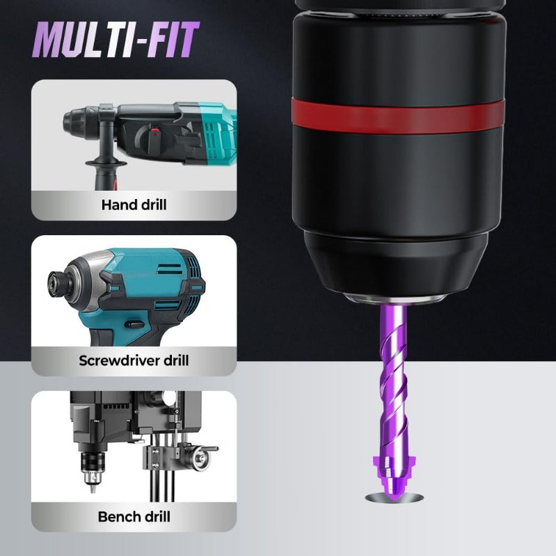 Woyuosn VioletShield Quad-Edge Drill Set