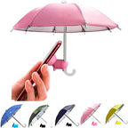 Phone umbrella suction cup stand for sun