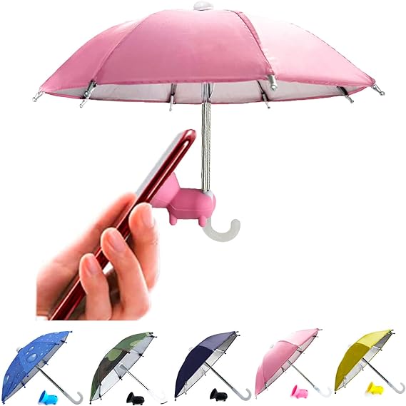 Phone umbrella suction cup stand for sun