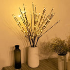 Battery-operated adjustable LED branch decoration string lights
