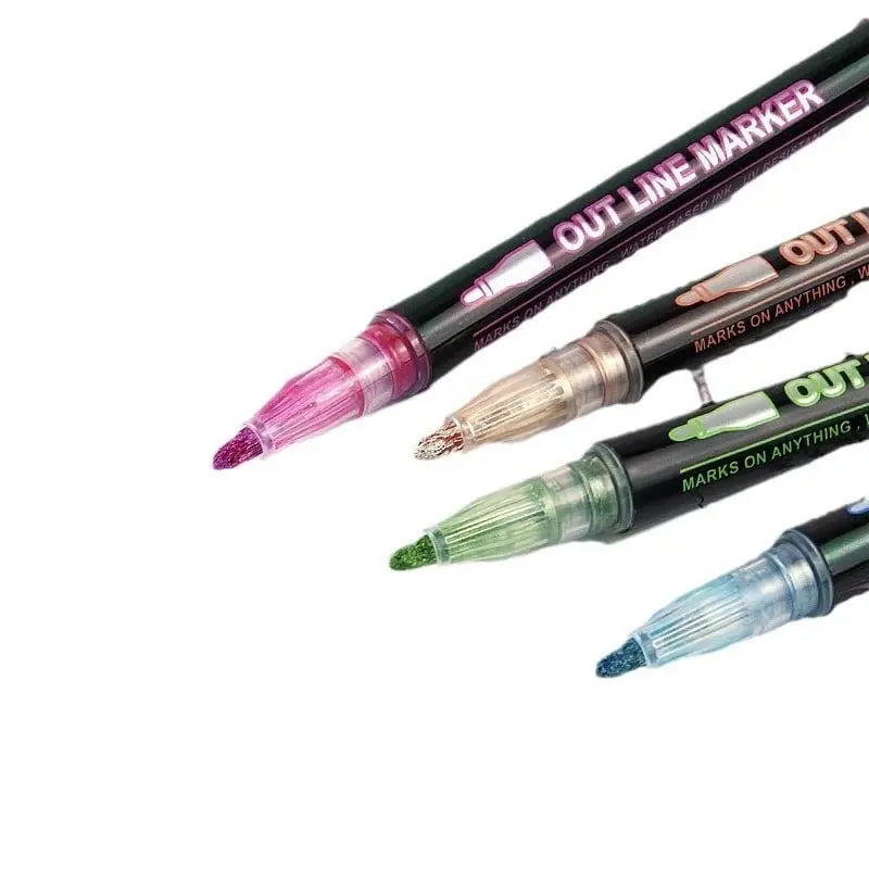 StrahlKraft Metallic Marker Set — Make Your Art The Shining Center Of Attention!