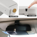 Universal sunglasses case for sun visor