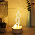 SportGlow - LED Table Lamp with 3D Football Design