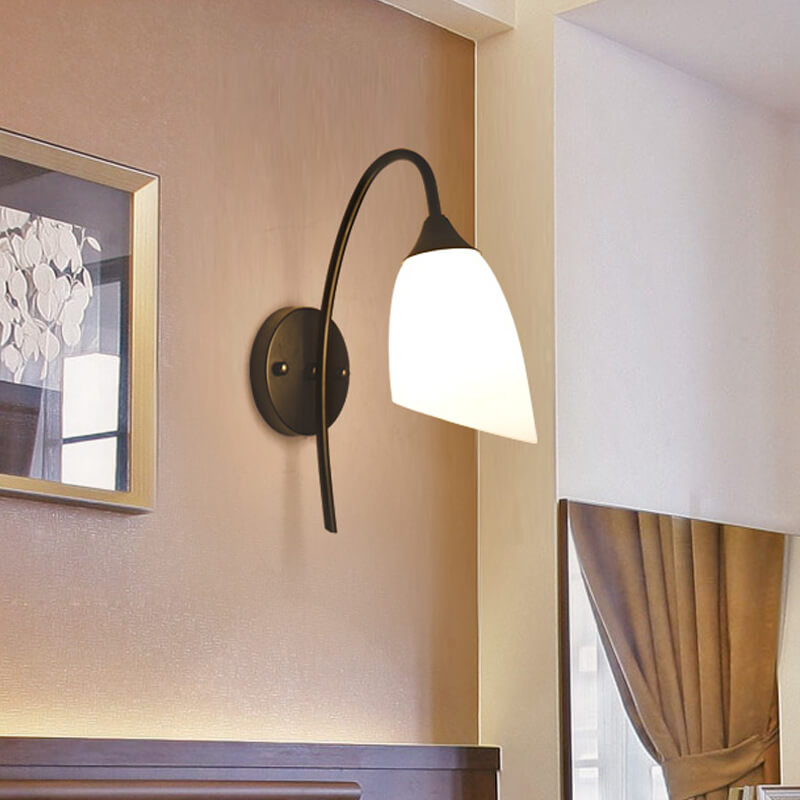 GloeiGlow – Modern Clock-Shaped Wall Lamp with Adjustable Arm