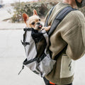 Dog Carrier Backpack with Safety Strap and Storage Pockets for 1–25 kg Dogs