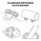 Adjustable V Magnetic Support for Welding (2 pieces)