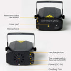 Remote Control Laser Stage Light