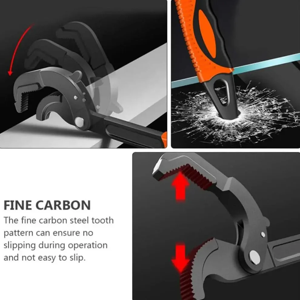 Multifunction pipe wrench
