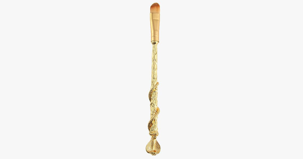Gold-coated Magic Brush Set with 5 gold-coated eyeshadow brushes - Works wonders on your eyes!