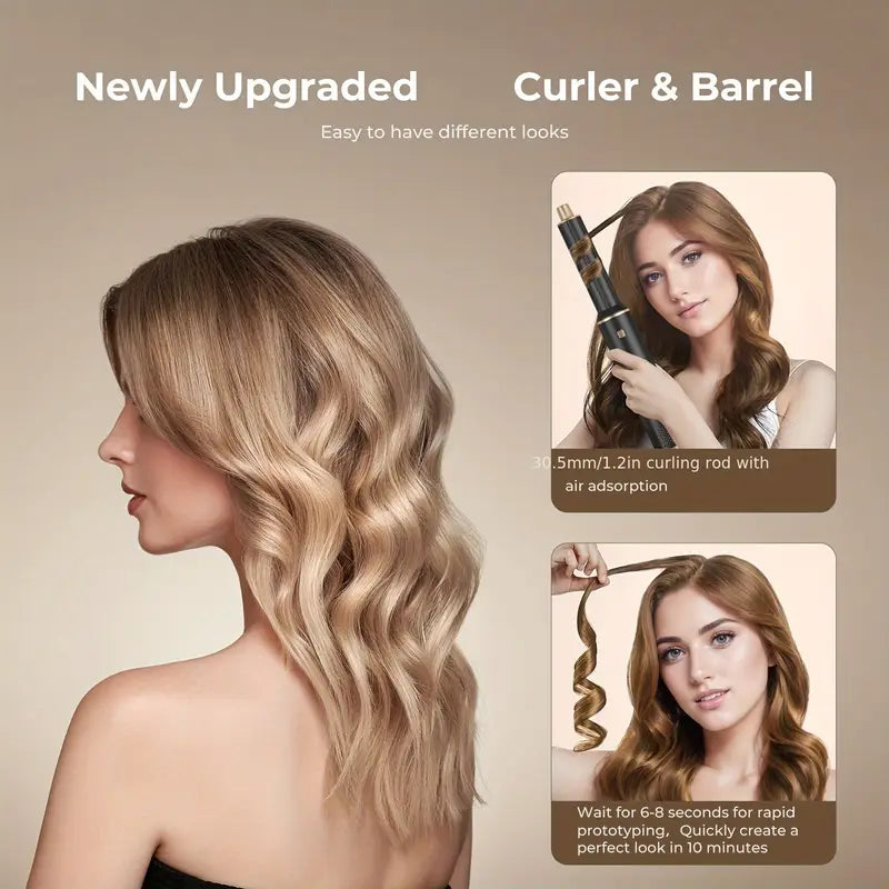 ProStyler 5-in-1 Hair Styling Set - Hair Dryer, Curling Iron and Straightening Brush