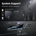 HD Inspection Endoscope Camera – Waterproof with Adjustable LED Light