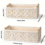 Boho Chic - Natural Cotton Storage Basket for Elegant Interior