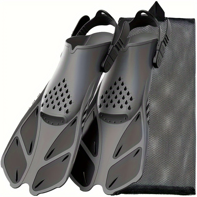 Snorkel fins SeaVana Glide | Adjustable & Short | Open Heel | For Travel & Leisure | Unisex