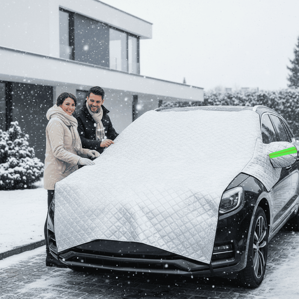 All-weather windshield protection for frost, snow, and sun
