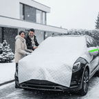 Reflective all-weather cover against frost & heat
